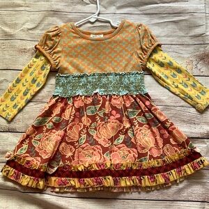 VGUC Sz. 18M Matilda Jane Long Sleeve Rain or Shine Maggie Dress